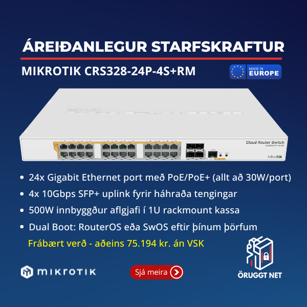 MikroTik CRS328-24P-4S+RM